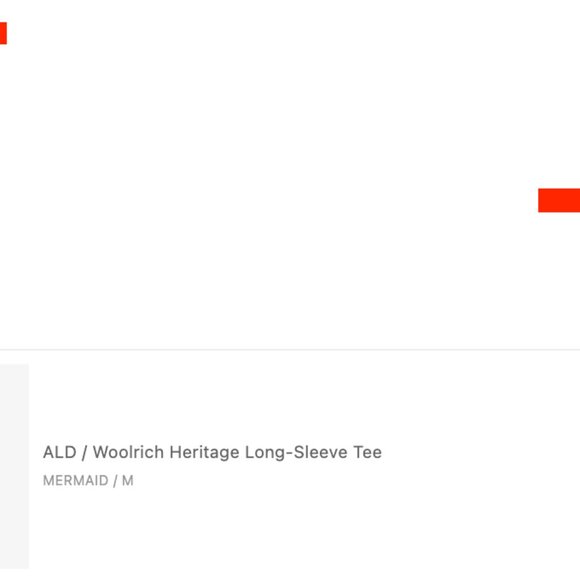 Aime Leon Dore ALD x Woolrich Heritage Long Sleeve Tee - Picture 8 of 8